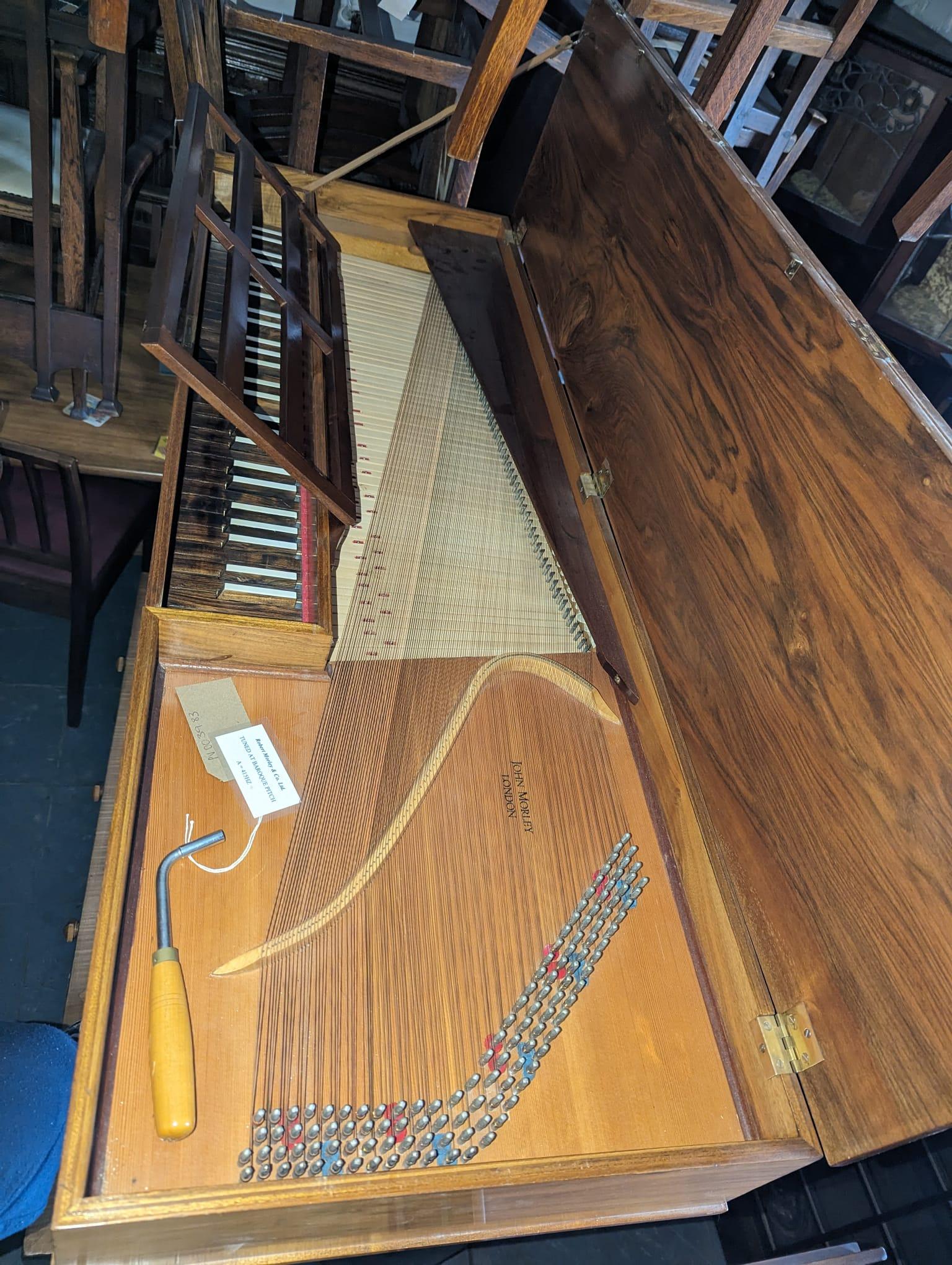 John Morley London. A 1960's clavichord signed John Morley Londini Fecit. 4