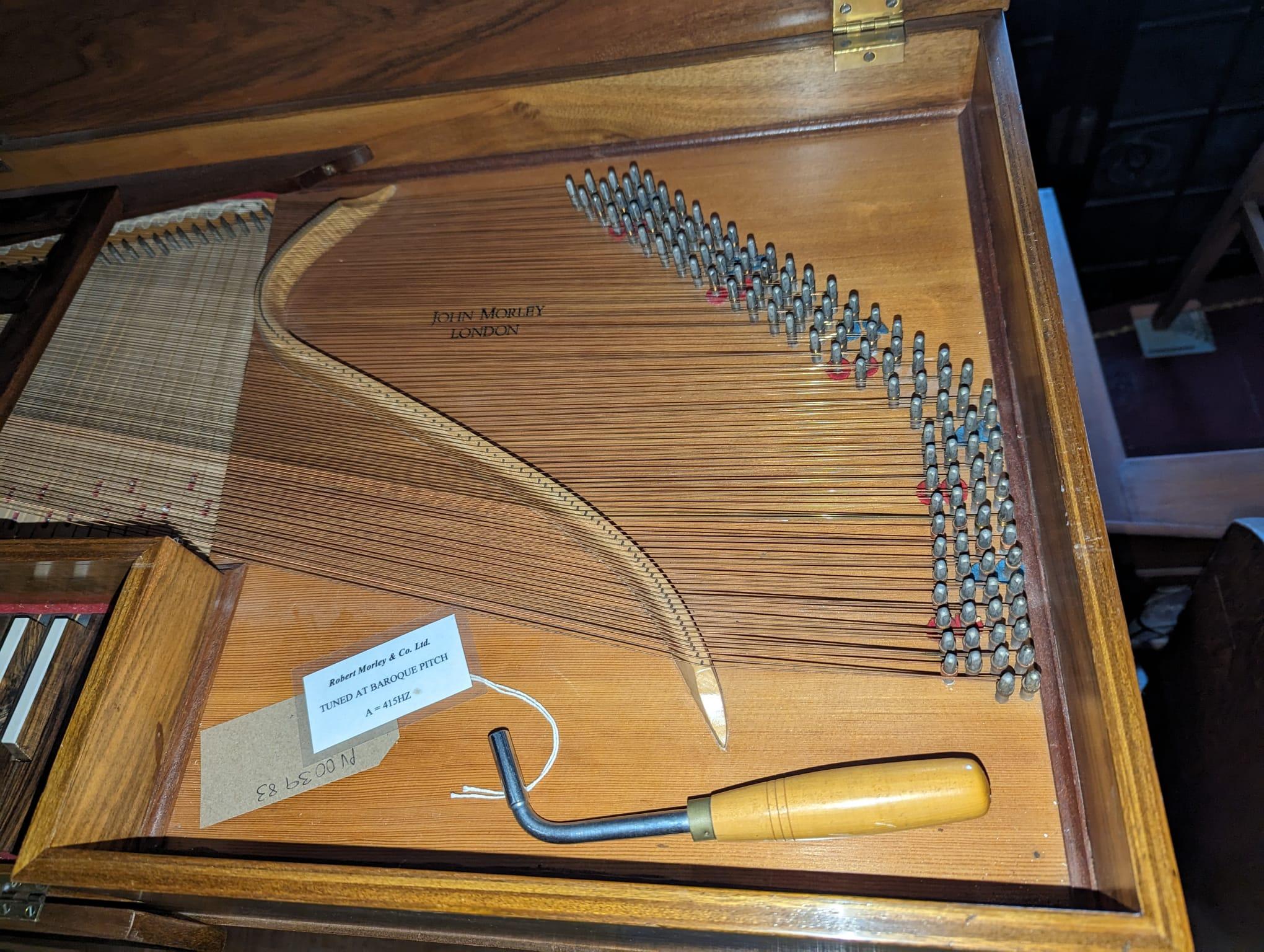 John Morley London. A 1960's clavichord signed John Morley Londini Fecit. 6