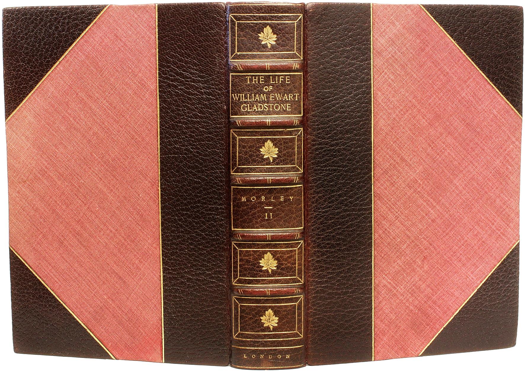 American John MORLEY. The Life Of William Ewart Gladstone - 3 vols. - IN A FINE BINDING! For Sale