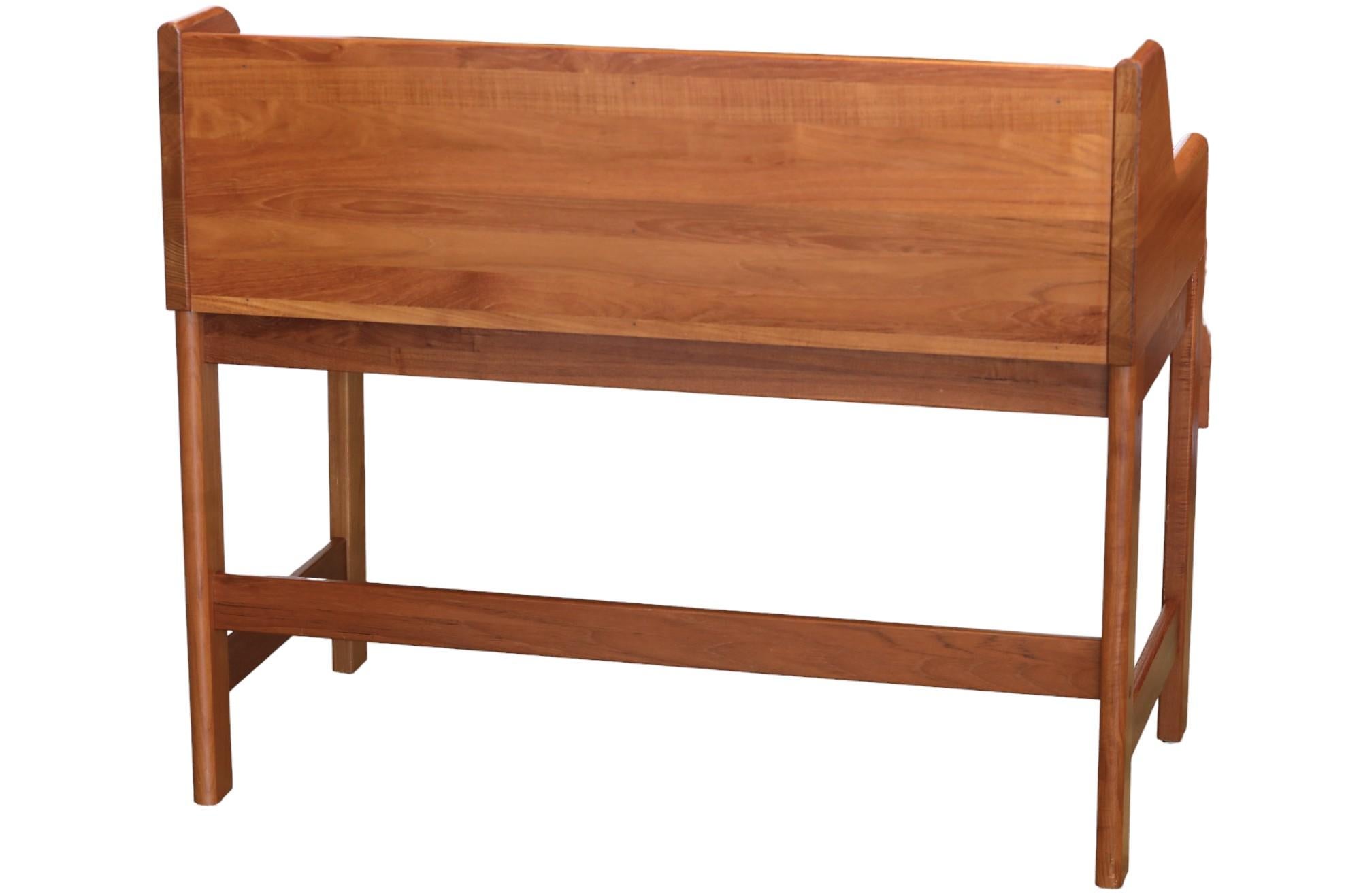 Scandinavian Modern John Mortensen Dyrlund desk in solid teak 1960s