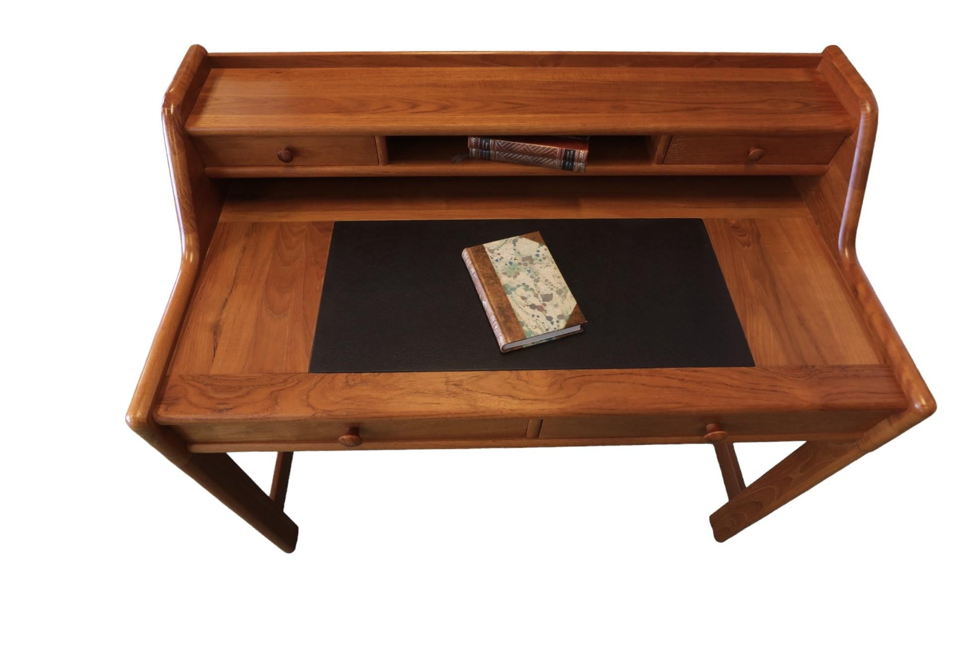 John Mortensen Dyrlund desk in solid teak 1960s 1