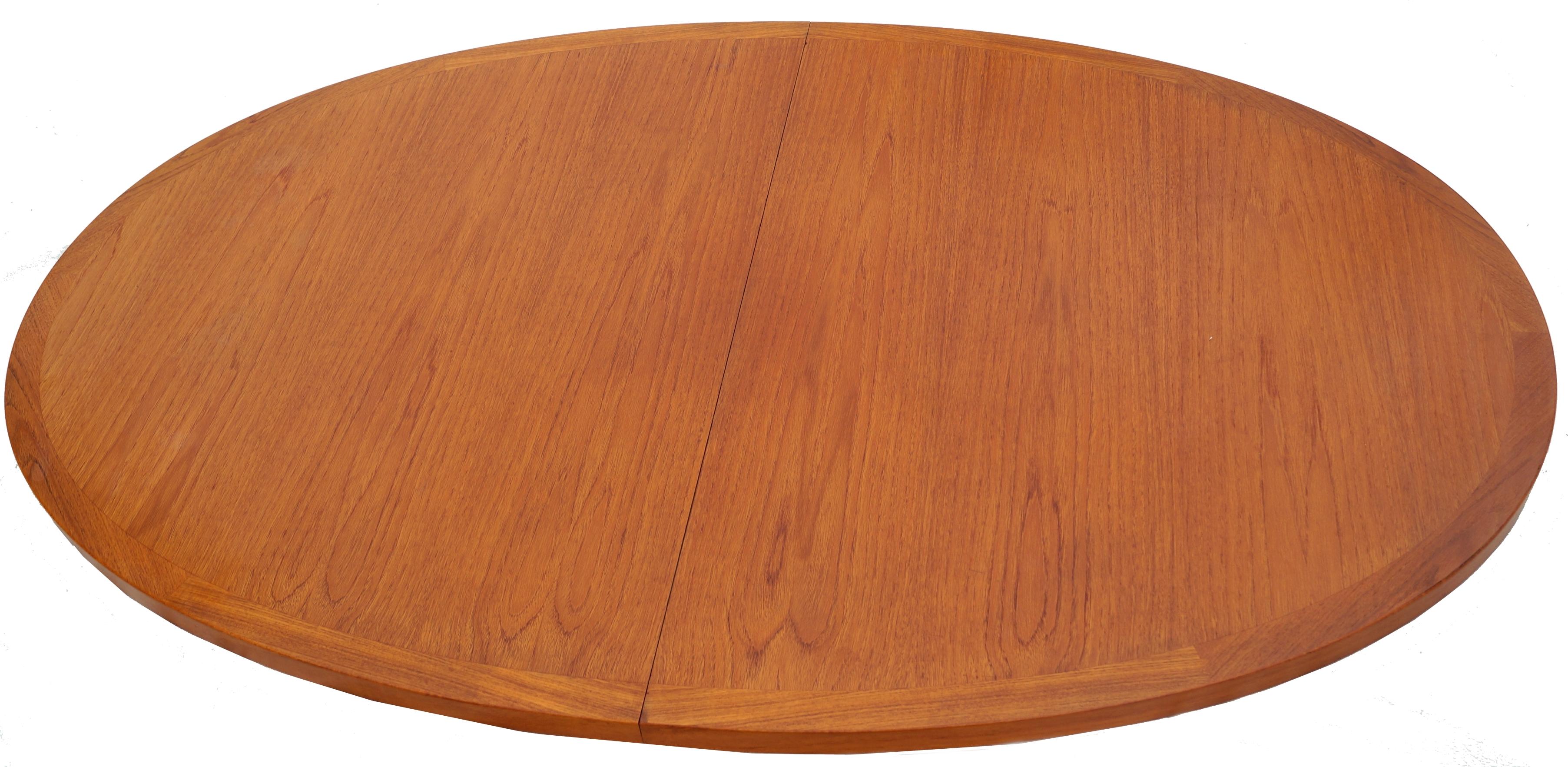 Scandinavian Modern John Mortensen for Heltborg Teak Dining Room Conference Table For Sale