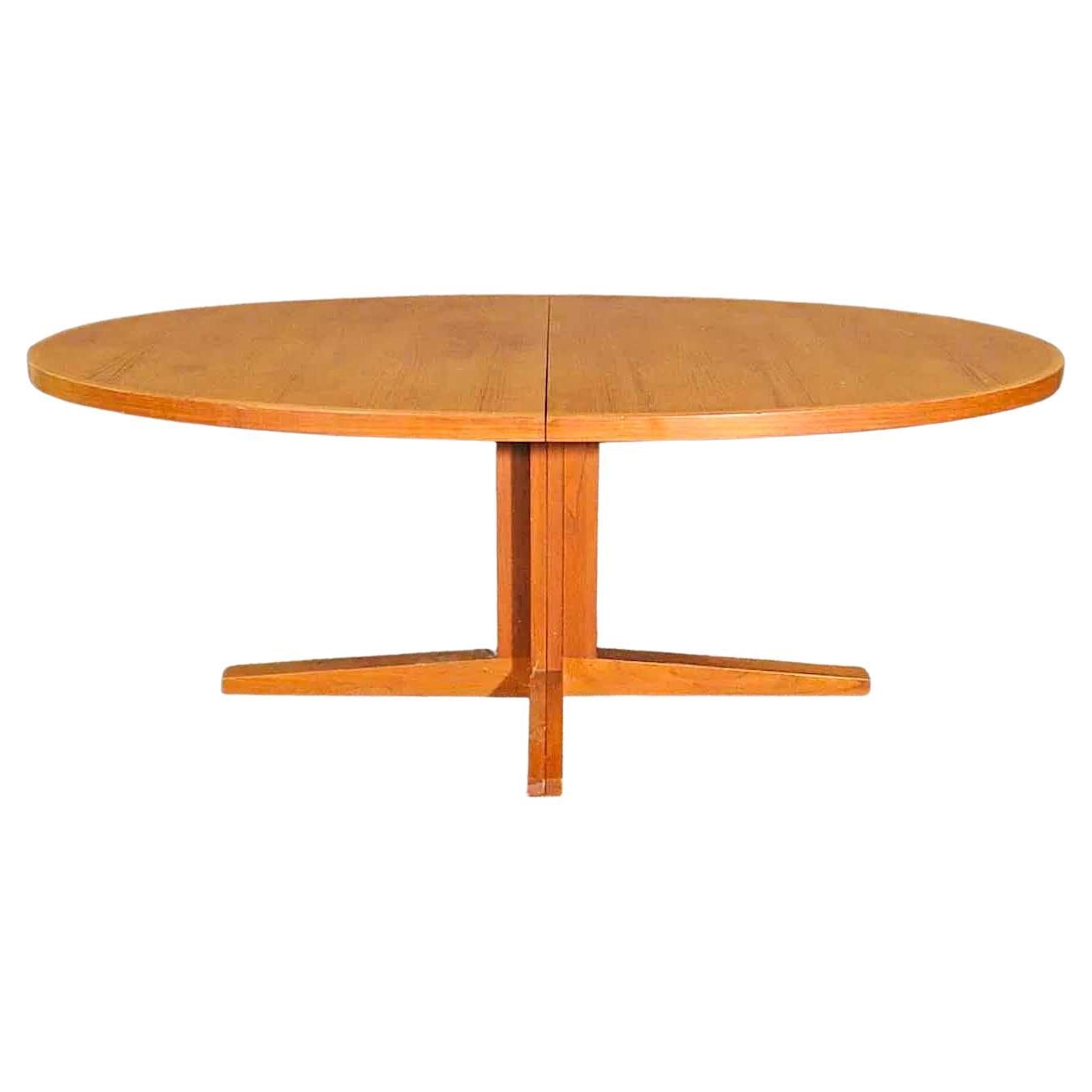 John Mortensen for Heltborg Teak Table W/ Leaf