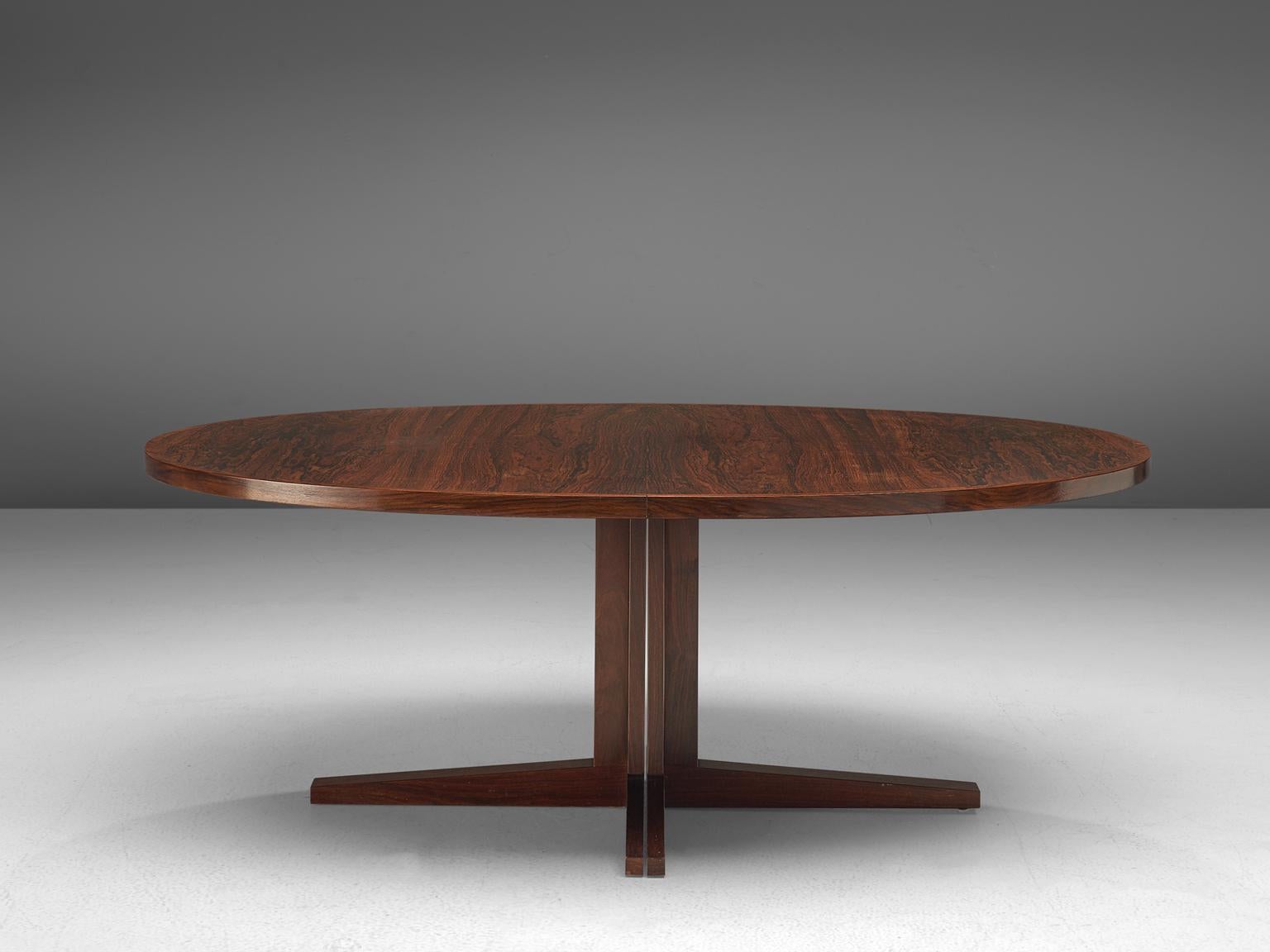 Mid-20th Century John Mortensen 'HM55' Extendable Dining Table in Rosewood