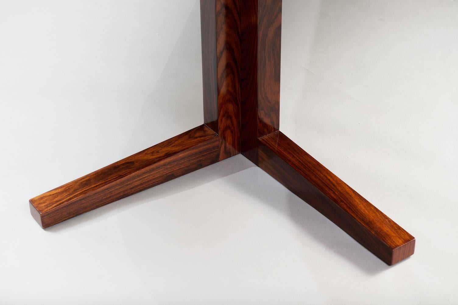 John Mortensen Rosewood Dining Table for Heltborg Møbelfabrik In Excellent Condition For Sale In Porto, PT