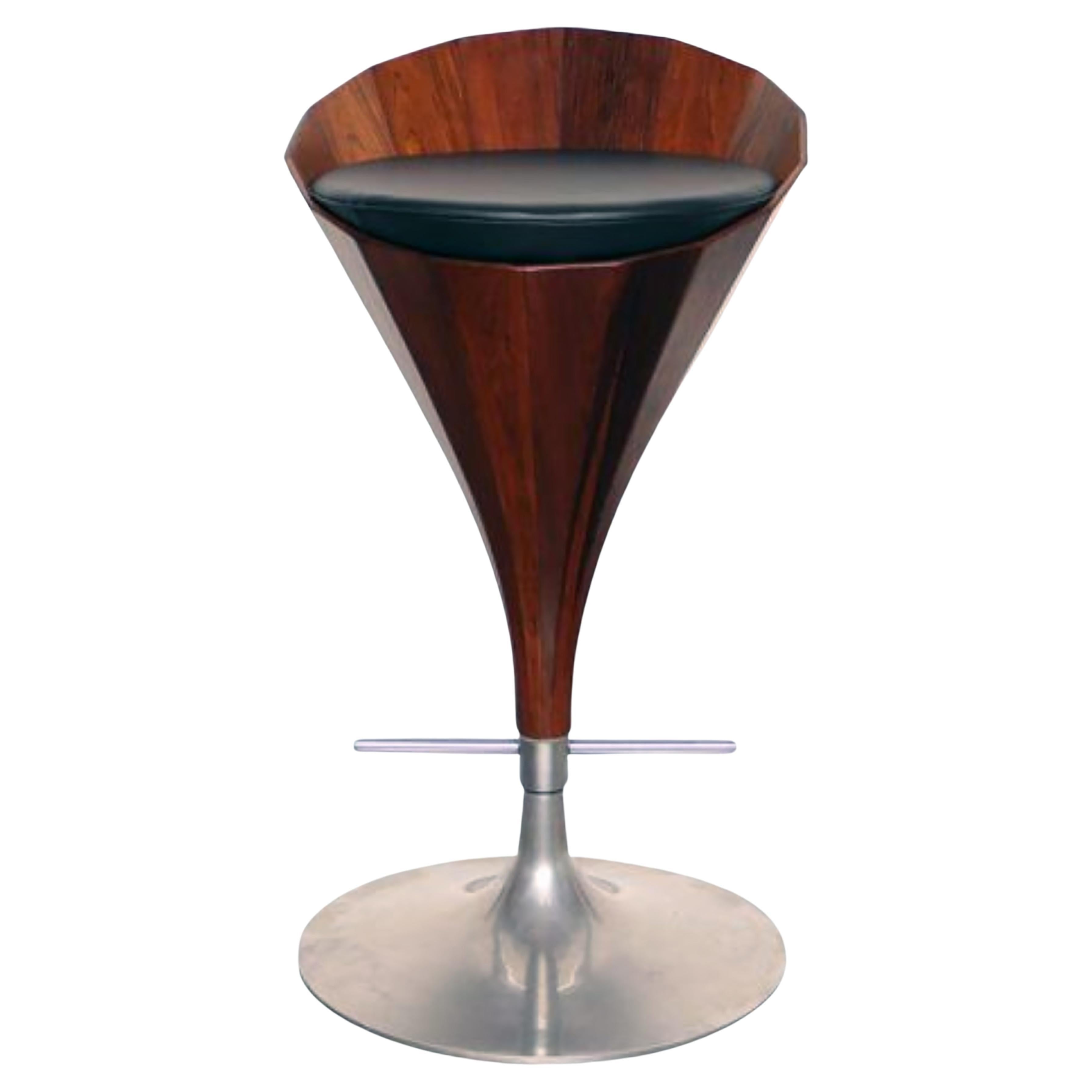 John Mortensen Swivel Bar Stool "Fountain" For Dyrlund For Sale