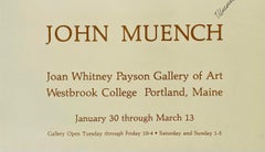 John Muench at Joan Whitney Payson Gallery of Art (Signed by John Muench)