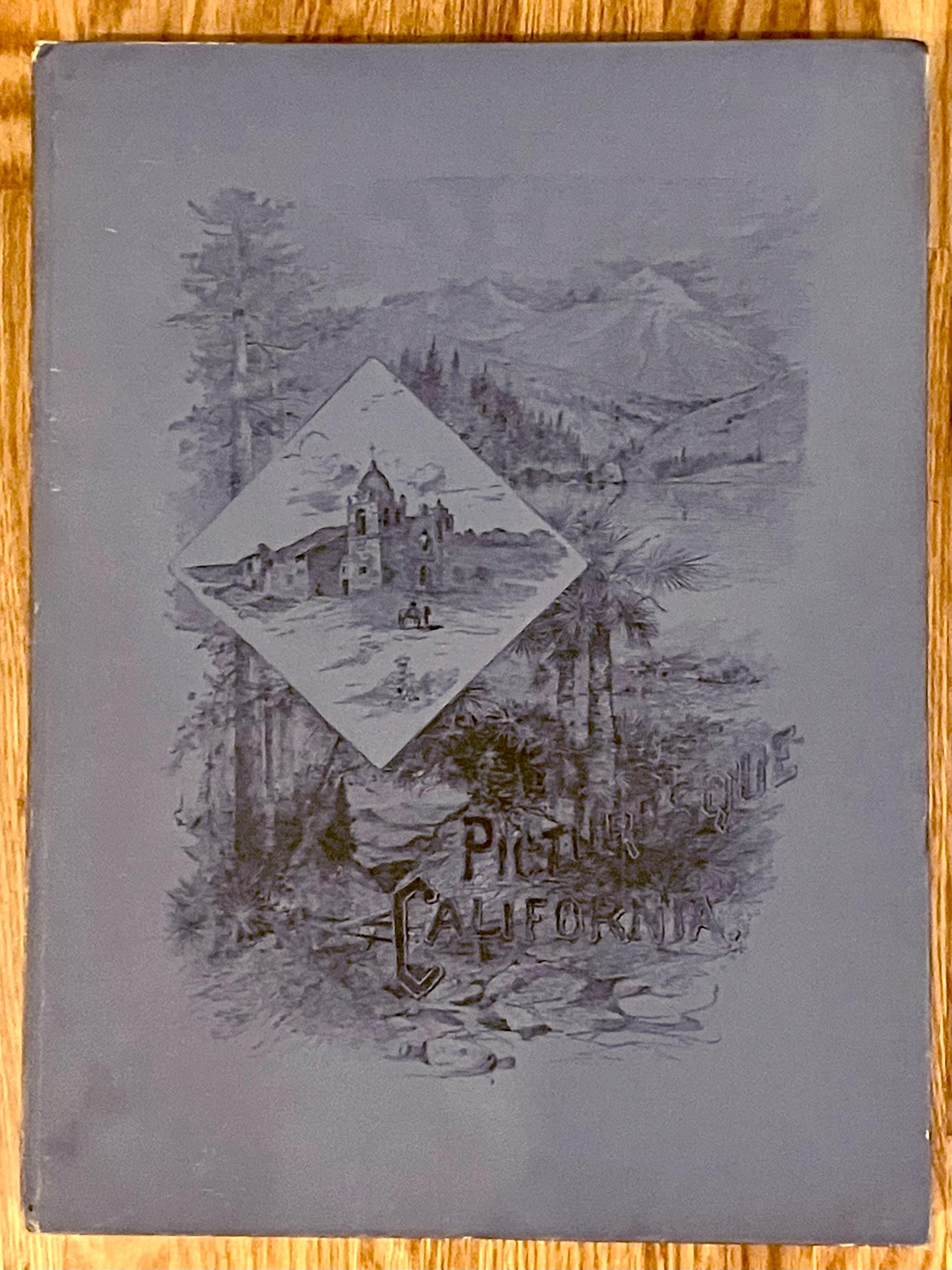 Première édition en 10 volumes folio de Picturesque California and the Region West of the Rocky Mountains édité par John Muir, le célèbre auteur et naturaliste américain, imprimé en 1888 par la maison d'édition J.Dewing. Cet ensemble comprend plus