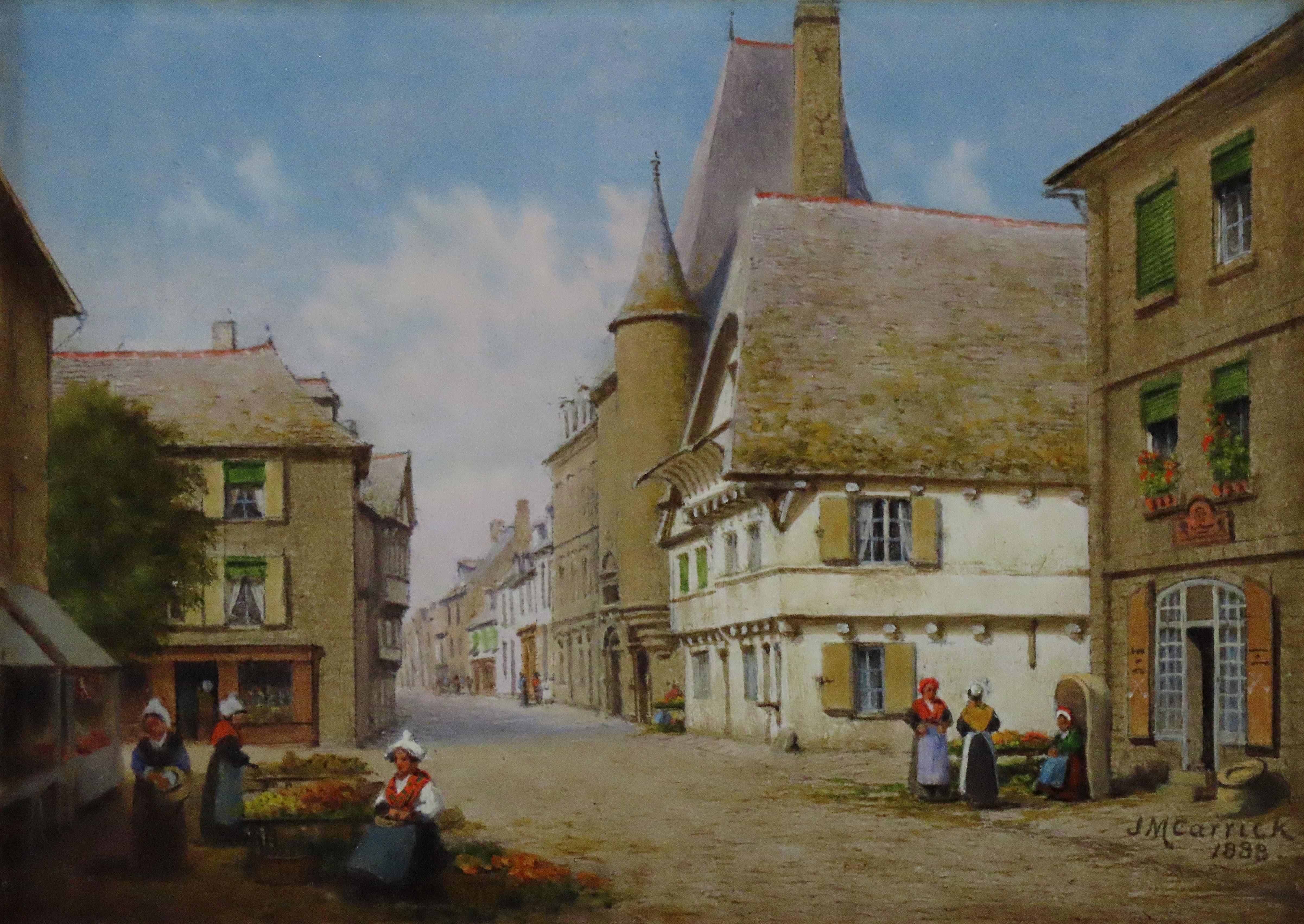 Pair of Oils, John Mulcaster Carrick. 