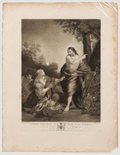 John Murphy (c.1748-c.1820) - 1781 Mezzotinta, Cristo apareciéndose a María