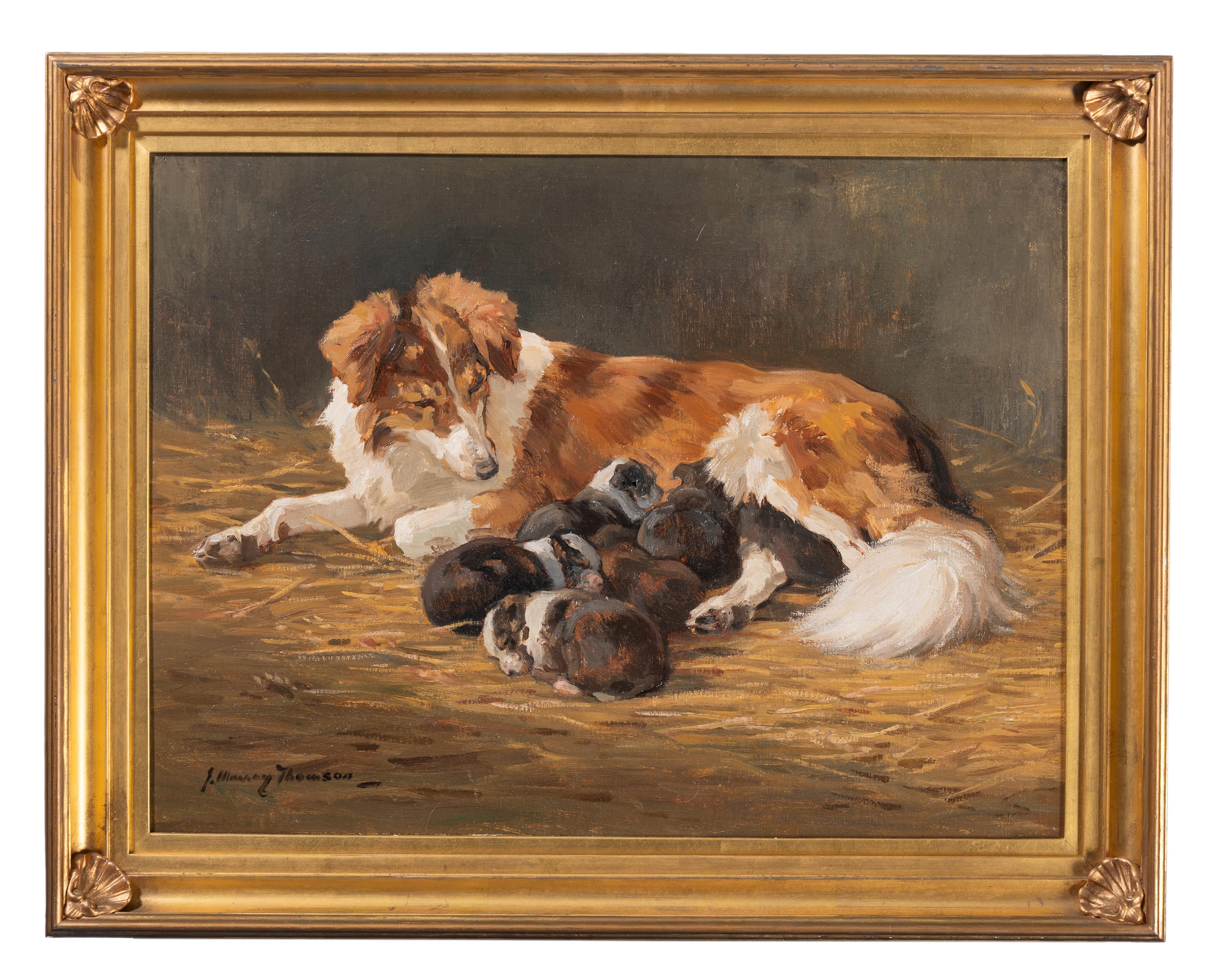 Una madre e i suoi cuccioli