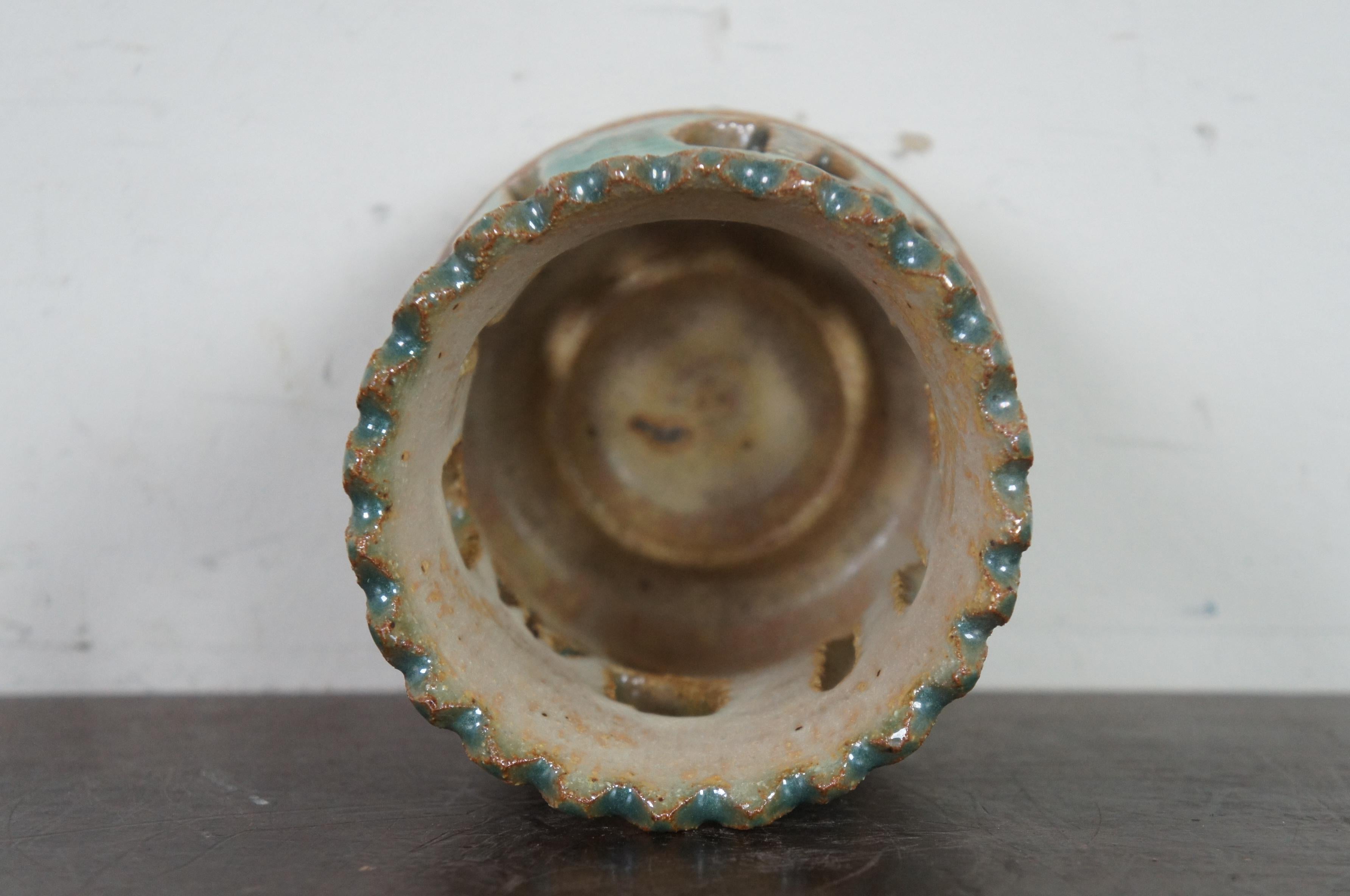 pierced candle holder