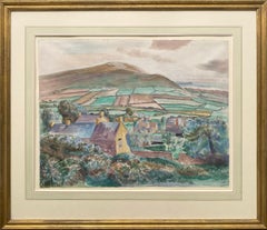 Paesaggio di Llangennith, West Glamorgan, acquerello di John Northcote Nash