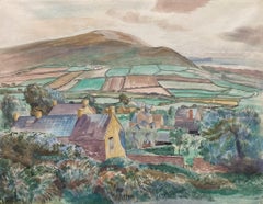 John Nash - Paysage de Llangennith, West Glamorgan, aquarelle de John Nash Paysage de Llangennith, West Glamorgan, aquarelle de John Nash