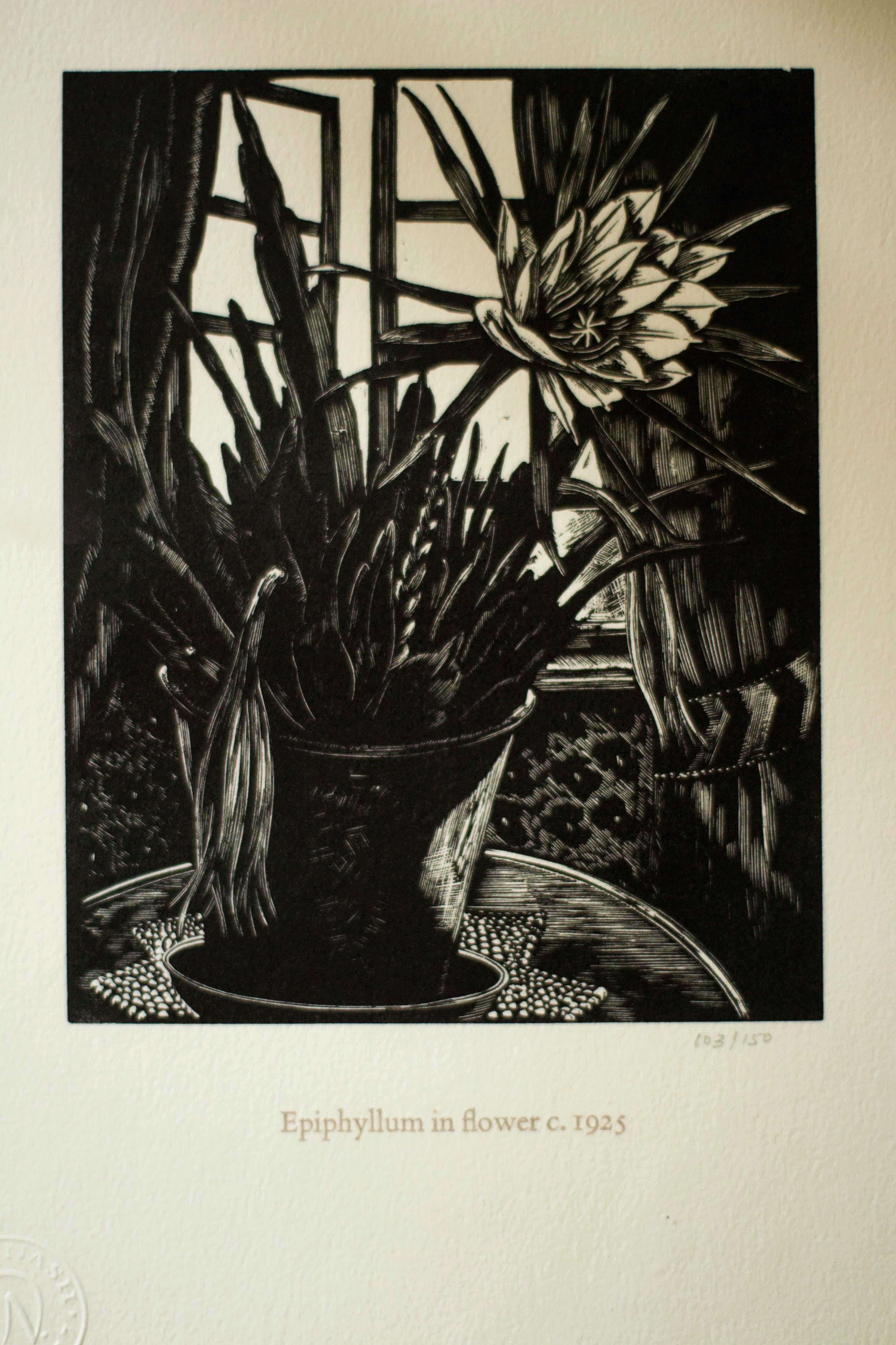A set of six black and white wood prints by renowned mod Brit artist John Nash 8