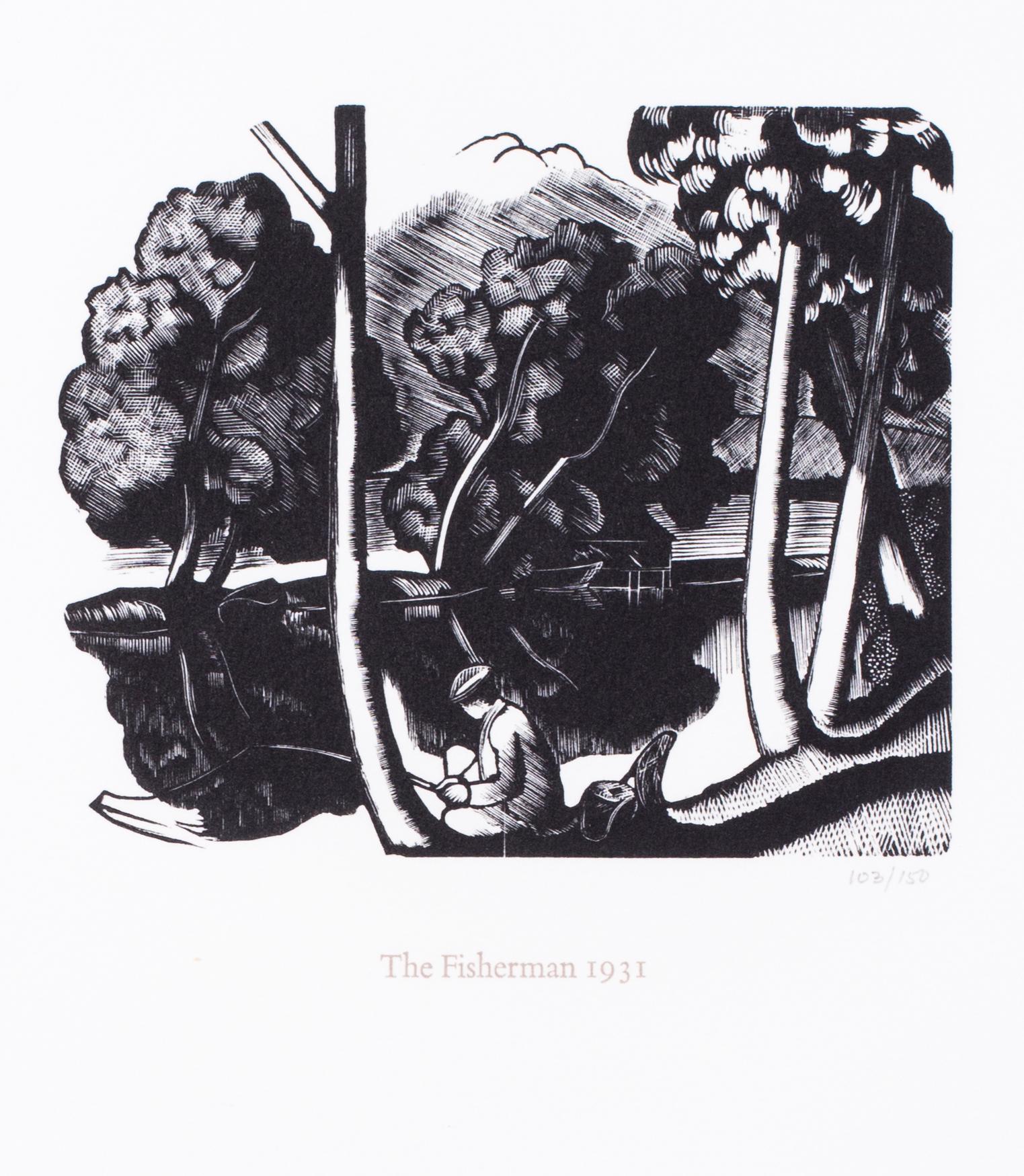 John Nash (British, 1893 – 1877)
Six wood engravings including The book of the tree, Cyclamen Persicum, A cottage in Gloucestershire, Epiphyllium in Flower, The Fisherman, and Threshing
Printed from the original woodblocks, these engravings were