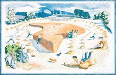 John Nash, Harvesting, S.P.20., from School Prints Ltd., 1946 (after)