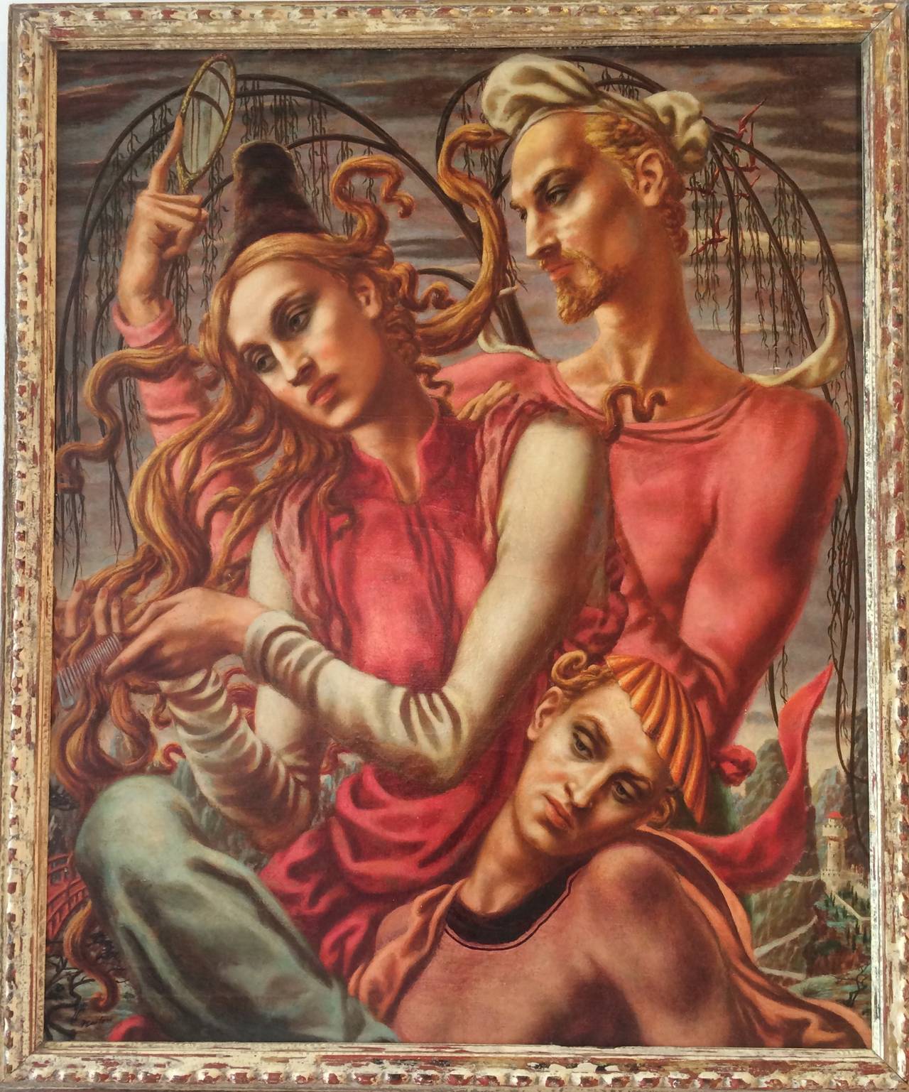 Elfenbeinturm – Painting von John Nathaniel FENTON