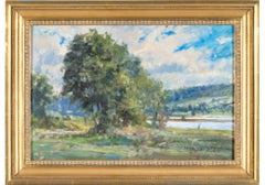 Huile sur panneau signée John Neale (britannique, né au 20e siècle)