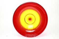 John Nickerson For Blenko Mid-Century Modern Amberina Glass Bowl