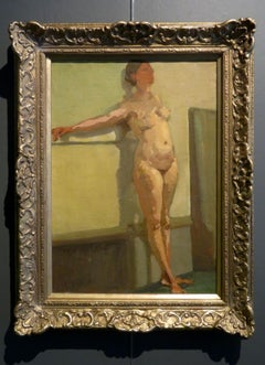 John Nicolson RBA (1891-1951) ENGLISCH 1930er Jahre Ölgemälde FEMALE NUDE PORTRAIT