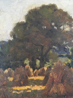 'The Haystacks, Lamorna, Penzance', by John Noble Barlow, Oil Painting