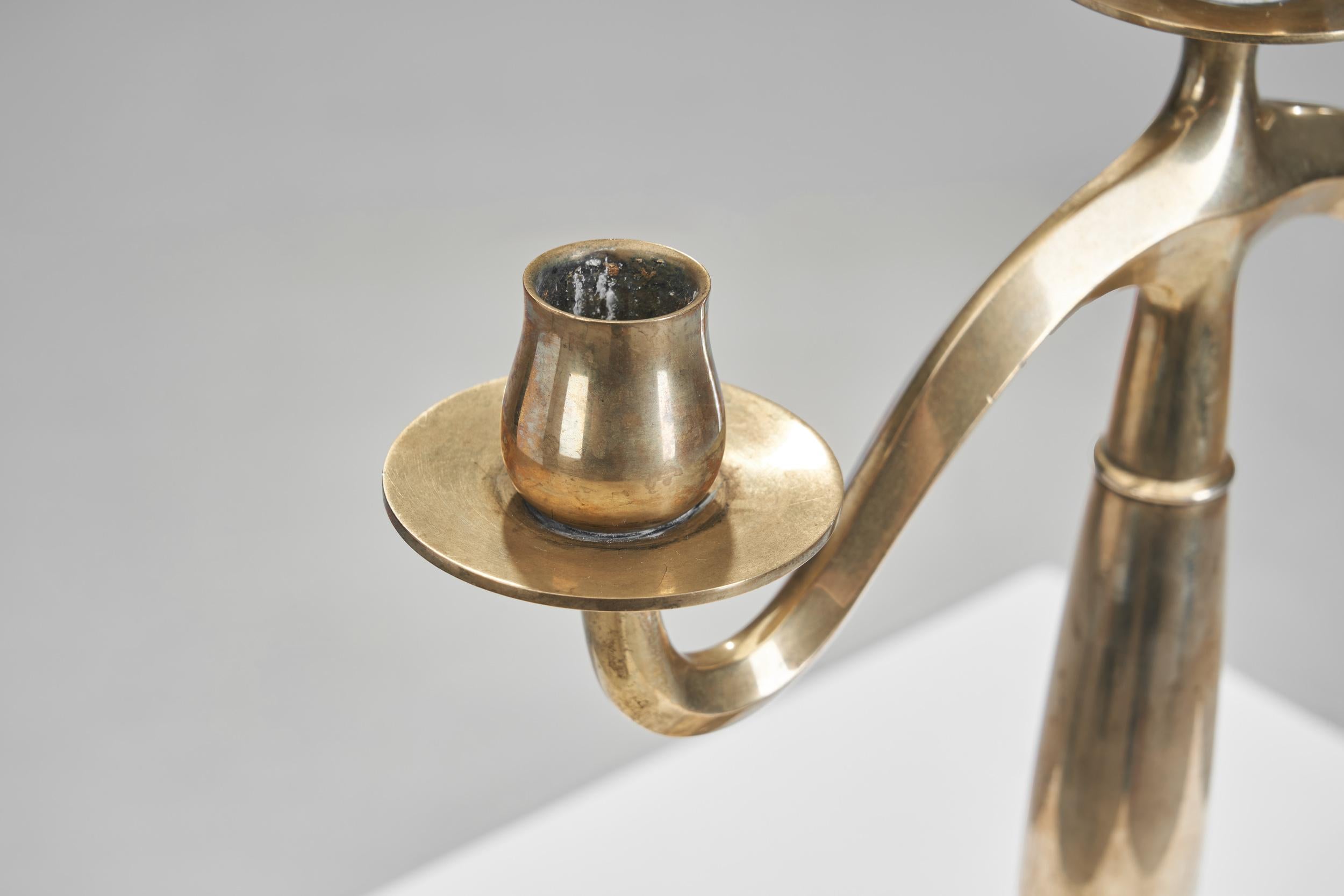 Candelabro John Norelius Dirigold Art Nouveau per AB Alco, Svezia, anni '20 in vendita 4