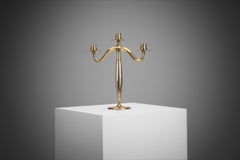 John Norelius Dirigold Art Nouveau Candelabra for AB Alco, Sweden 1920s