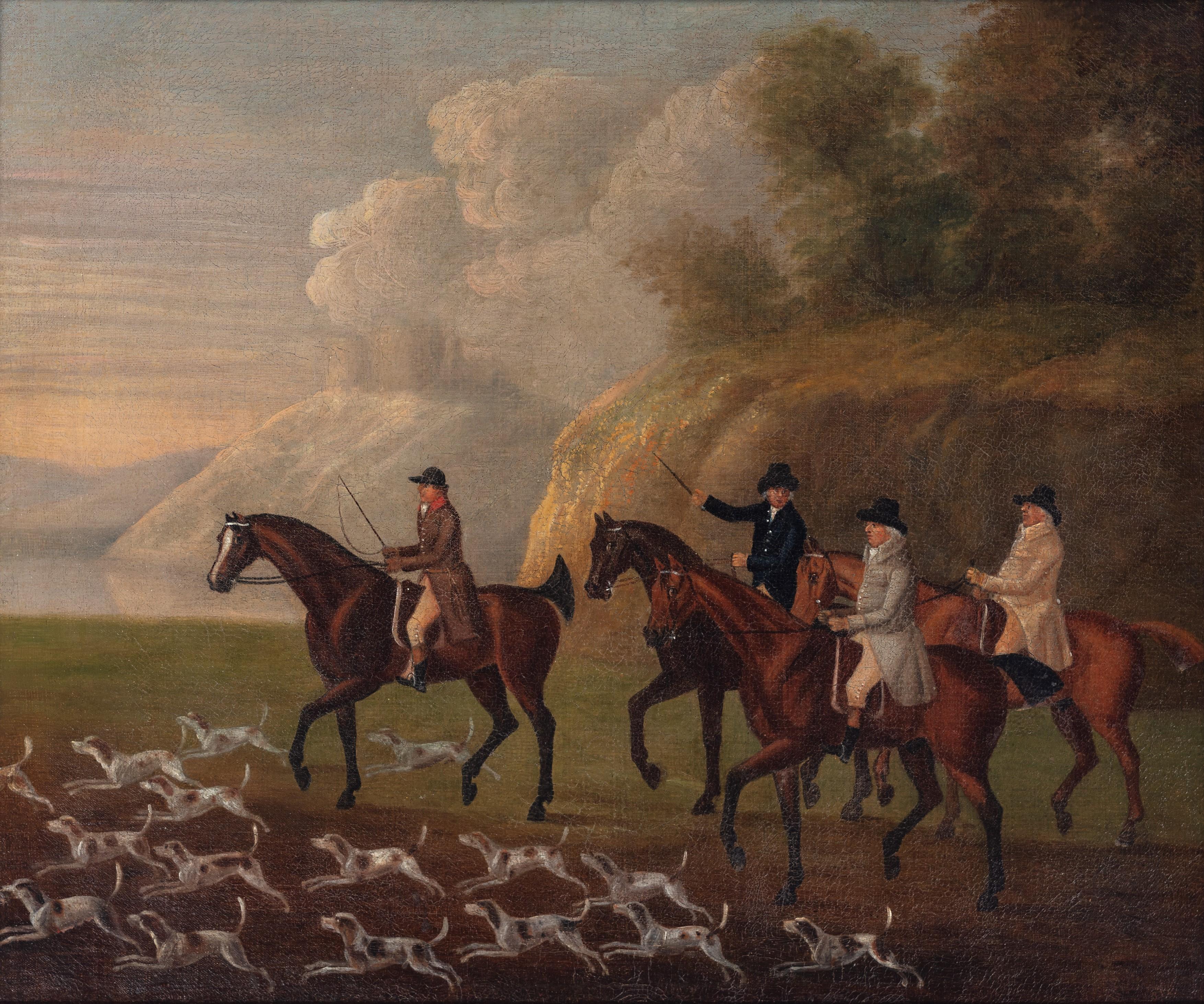 Setting off for the Hunt - Painting by John Nost Sartorius