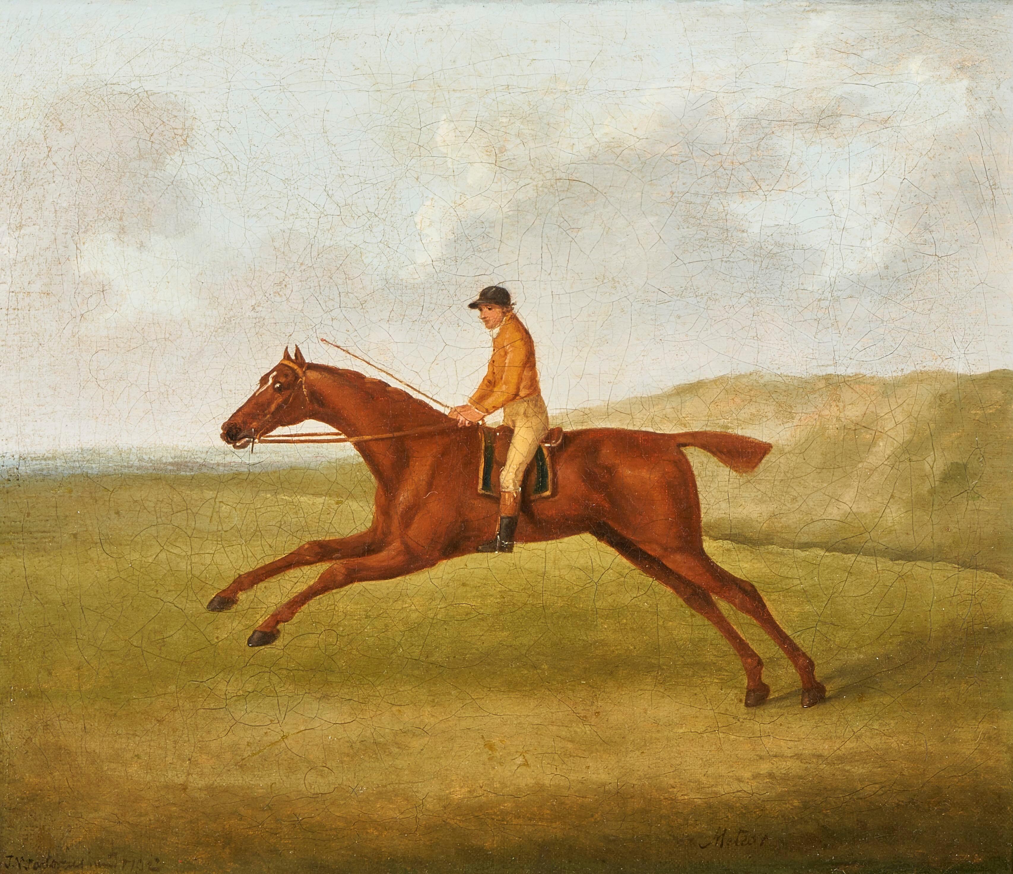 The racehorse 'Meteor' - Painting by John Nost Sartorius