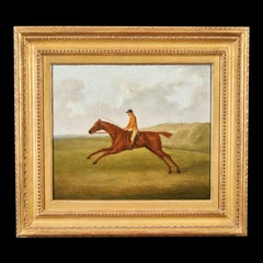 El caballo de carreras "Meteoro