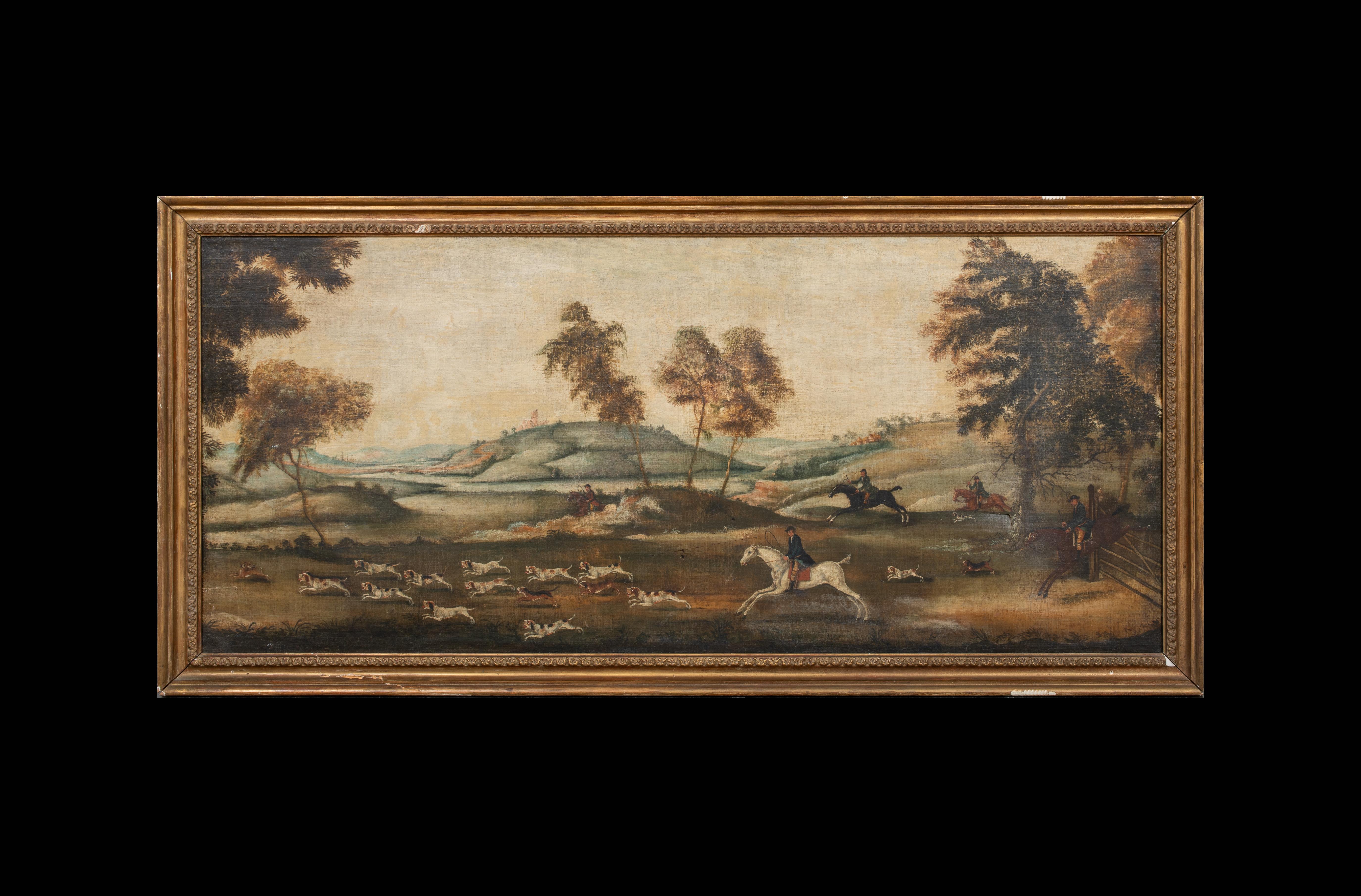 The Fox Hunting Party, dated 1770  John Nost SARTORIUS (1759-1828)  For Sale 1