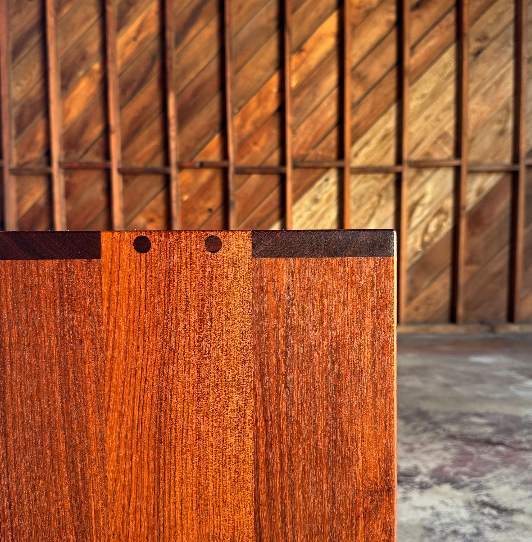 John Nyquist Handcrafted Louro Preto Credenza, California, 1971 3