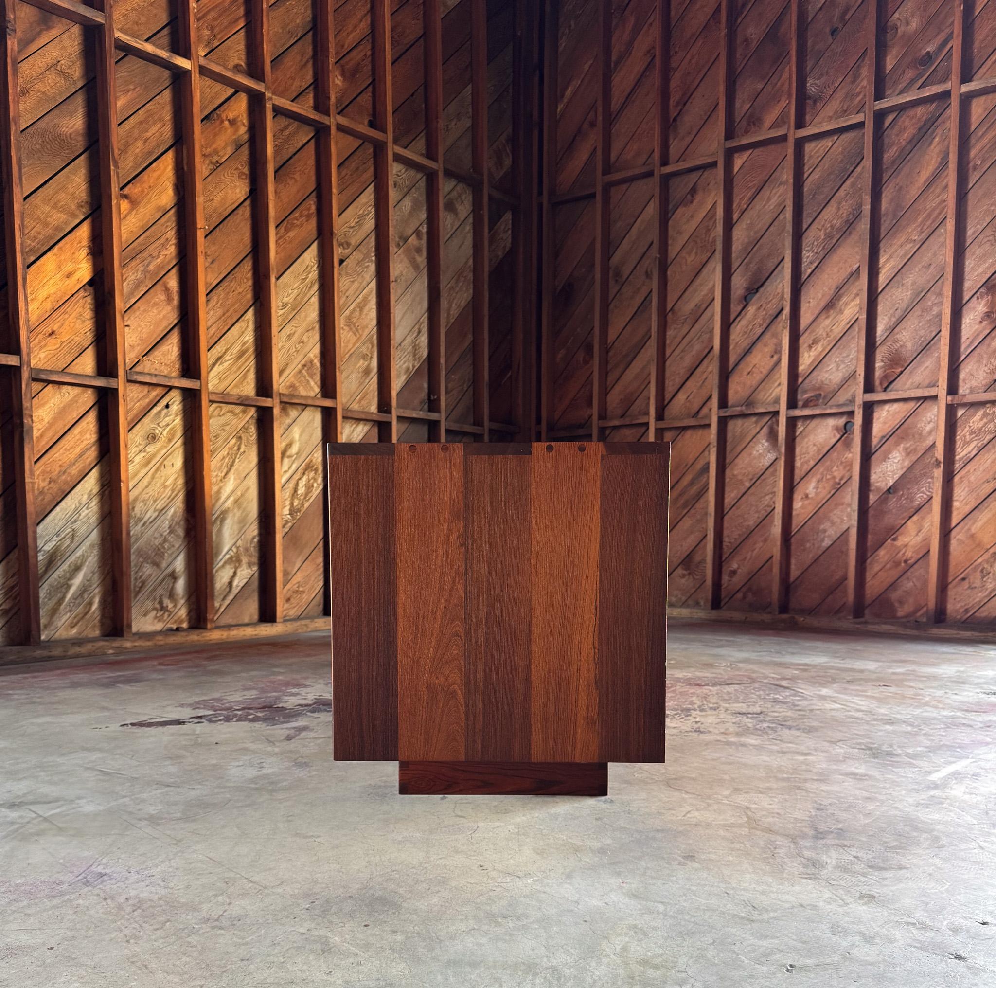 John Nyquist Handcrafted Louro Preto Credenza, California, 1971 1