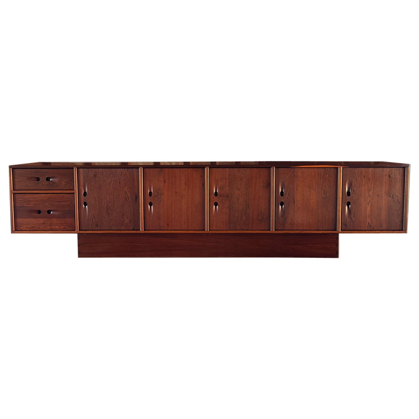 John Nyquist Handcrafted Louro Preto Credenza, California, 1971