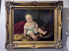 Attr. to John O’Brien Inman (1828–1896) — Antique 1864 American Child Portrait