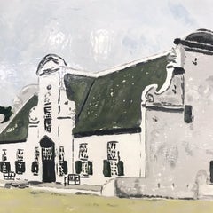 John O'Hara, Cape Dutch, Encaustic Painting