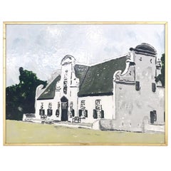 John O'Hara, Cape Dutch, Encaustic Painting