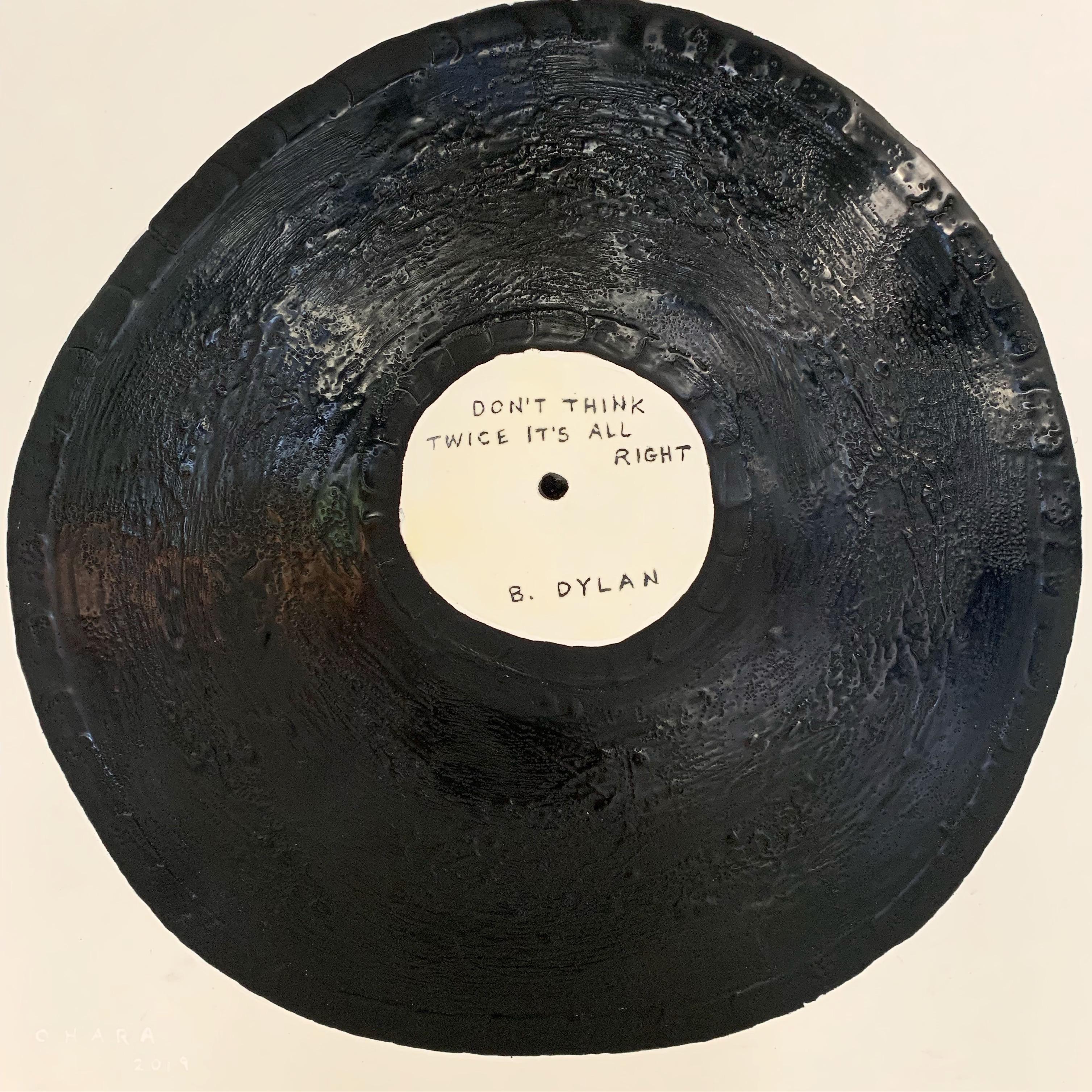 John O'Hara, Custom Vinyl Record Art, Your Favorite Song, Encaustic Painting 3