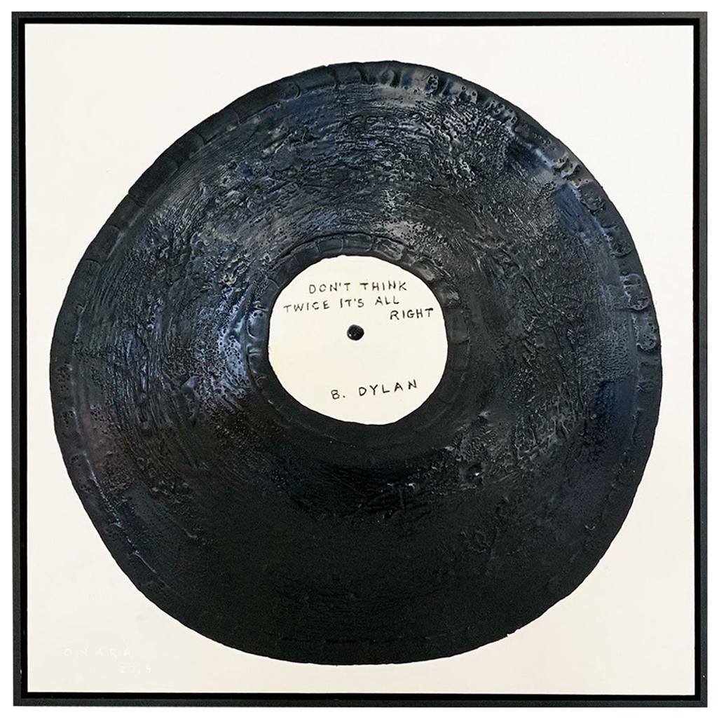 John O'Hara, Custom Vinyl Record Art, Your Favorite Song, Encaustic Painting