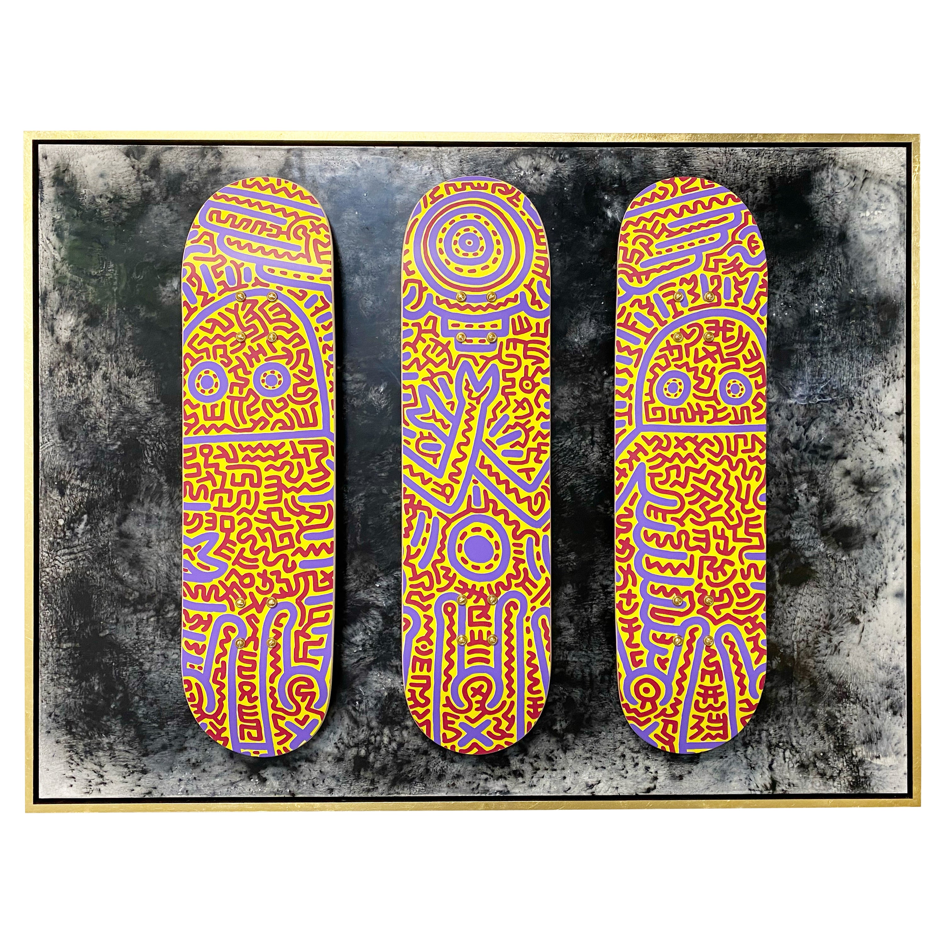 Peinture à l'encaustique de John O'Hara, Deck, 19