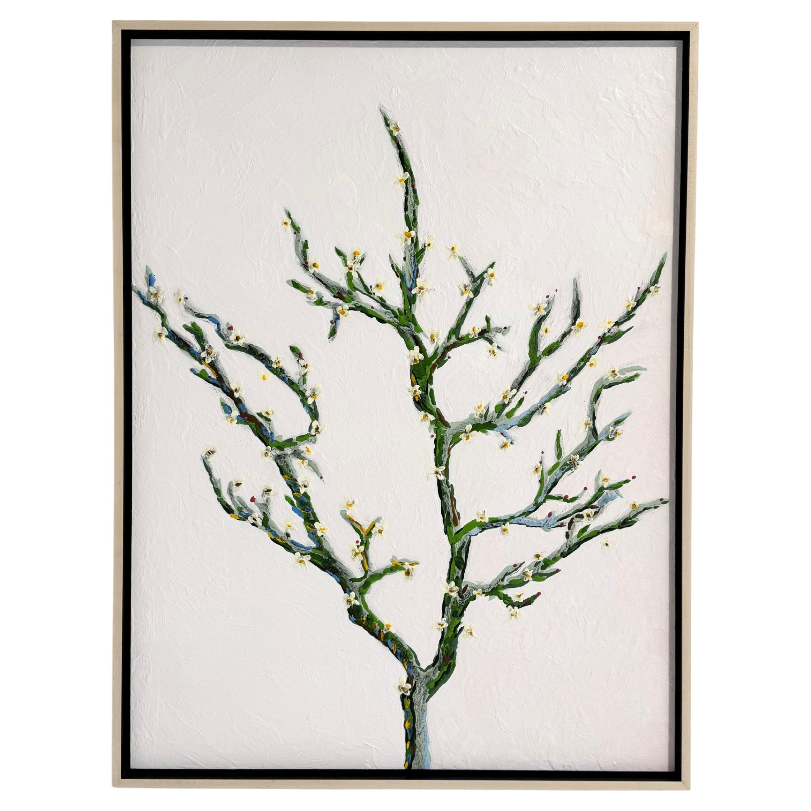John O'Hara, Flora, n. 4, 2025, pittura a encausto