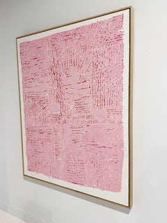 John O'Hara, Flower Strip (Frühling), 2026, Enkaustik-Gemälde