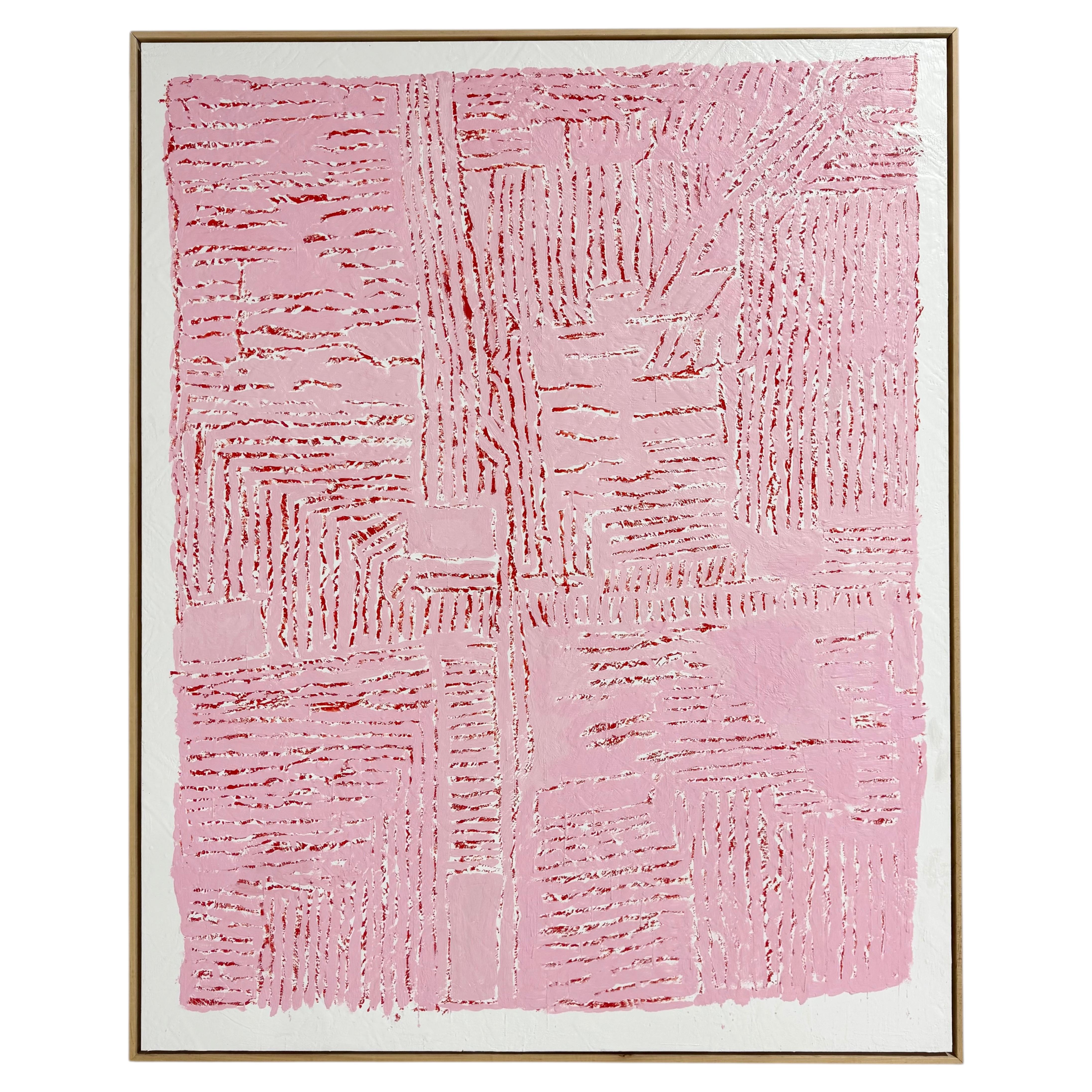 John O'Hara, Striscia di fiori (primavera), 2026, pittura a encausto