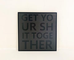 John O'Hara, Get Your Shit Together, Limited Edition Hand-Painted Print