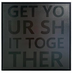 John O'Hara, Get Your Shit Together, Limited Edition Hand-Painted Print