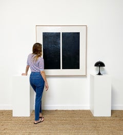 John O'Hara, Midnight Window 1, Encaustic Painting