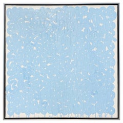 John O'Hara "Series Aw, Blue" Encaustic Painting
