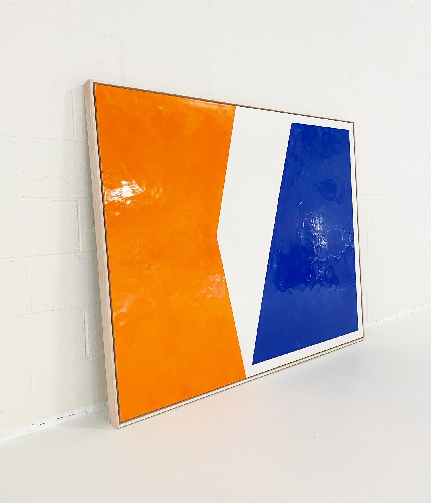We are proud to be the exclusive gallery of John O'Hara (American, b. 1963). O'Hara is a self-taught artist from St. Louis and is known for his large-scale abstract decorative pieces. His medium of choice is encaustic, a mixture of pigments and