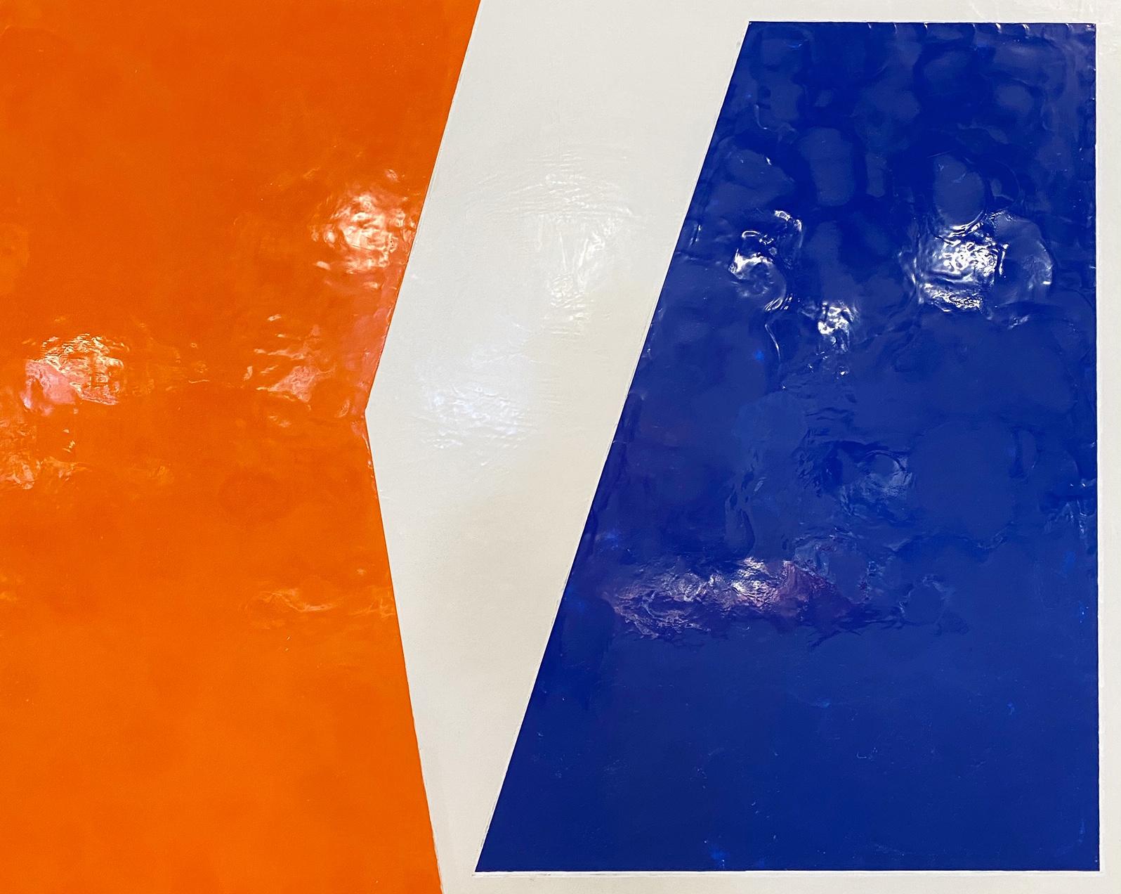 American John O'Hara, Sidewalk, Encaustic Painting